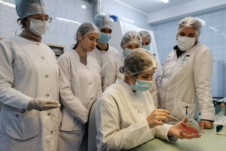 Прохождение учебной практики учащихся Гродненского государственного медицинского колледжа